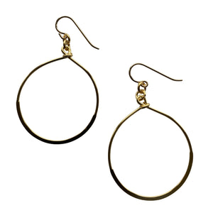 Large Gold Hoop Earrings