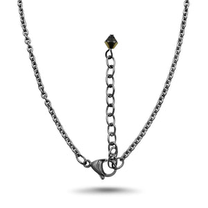 Peacock Swarovski Crystal Necklace - Creative Jewelry by Marcia - Asymmetrical Jewelry - Timeless Jewelry