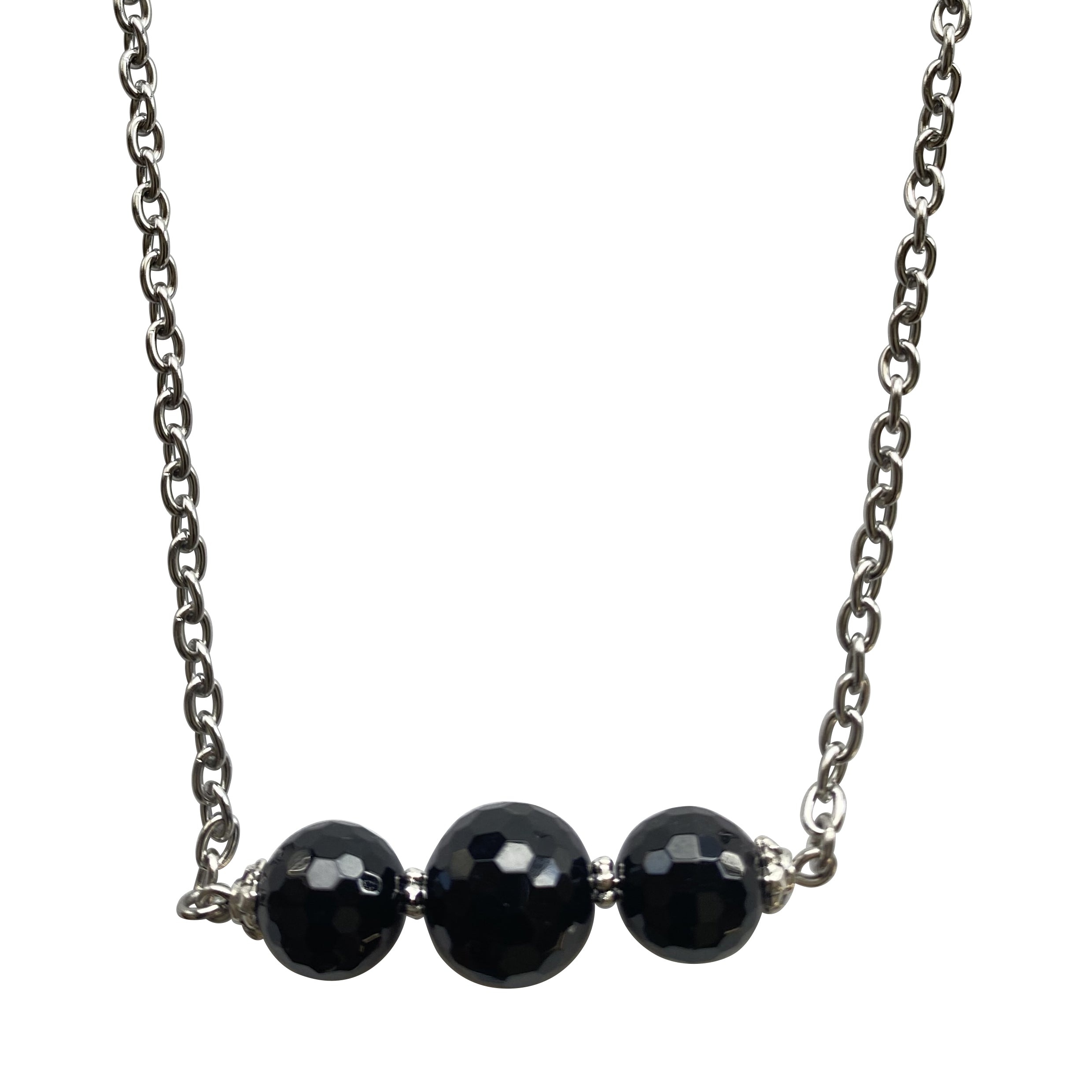ブレスレット LESS IS MORE oval onyx necklace Amazon.com: Kathy Bankston Handmade Black Onyx Necklace, 4mm