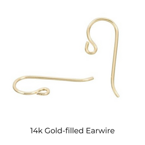 Oval Dangle Gold Earrings