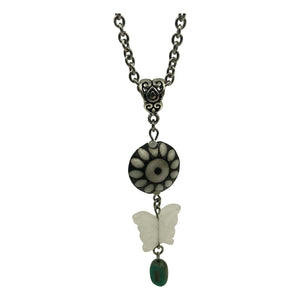Butterfly Pendant Necklace - Creative Jewelry by Marcia - Asymmetrical Jewelry - Timeless Jewelry
